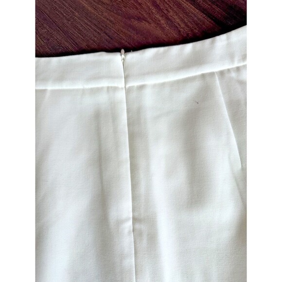 FRENCH CONNECTION Women's Whisper Mini Skirt Summer White 2 - Picture 10 of 12